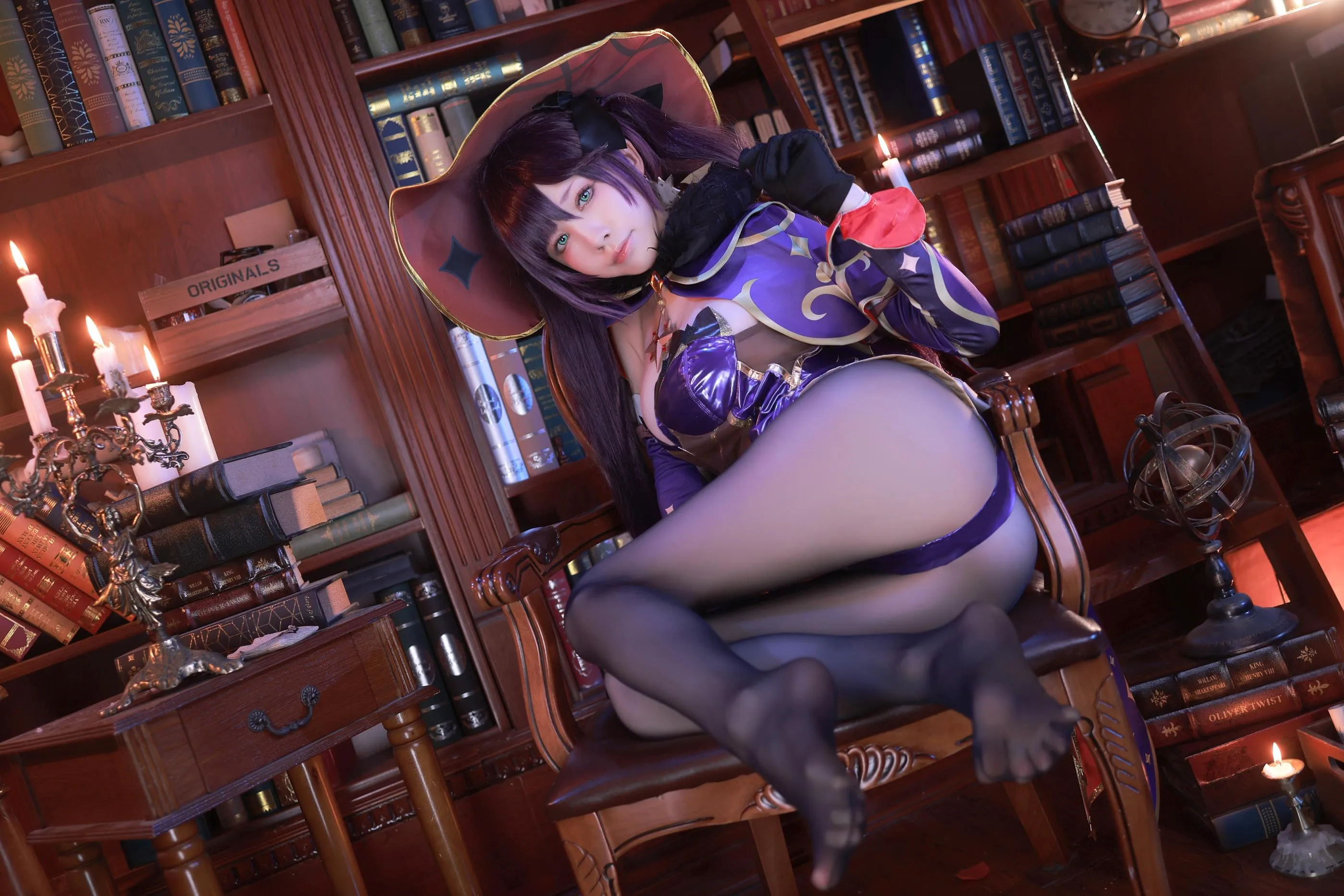 水淼Aqua – NO.120 原神莫娜 [75P]插图4